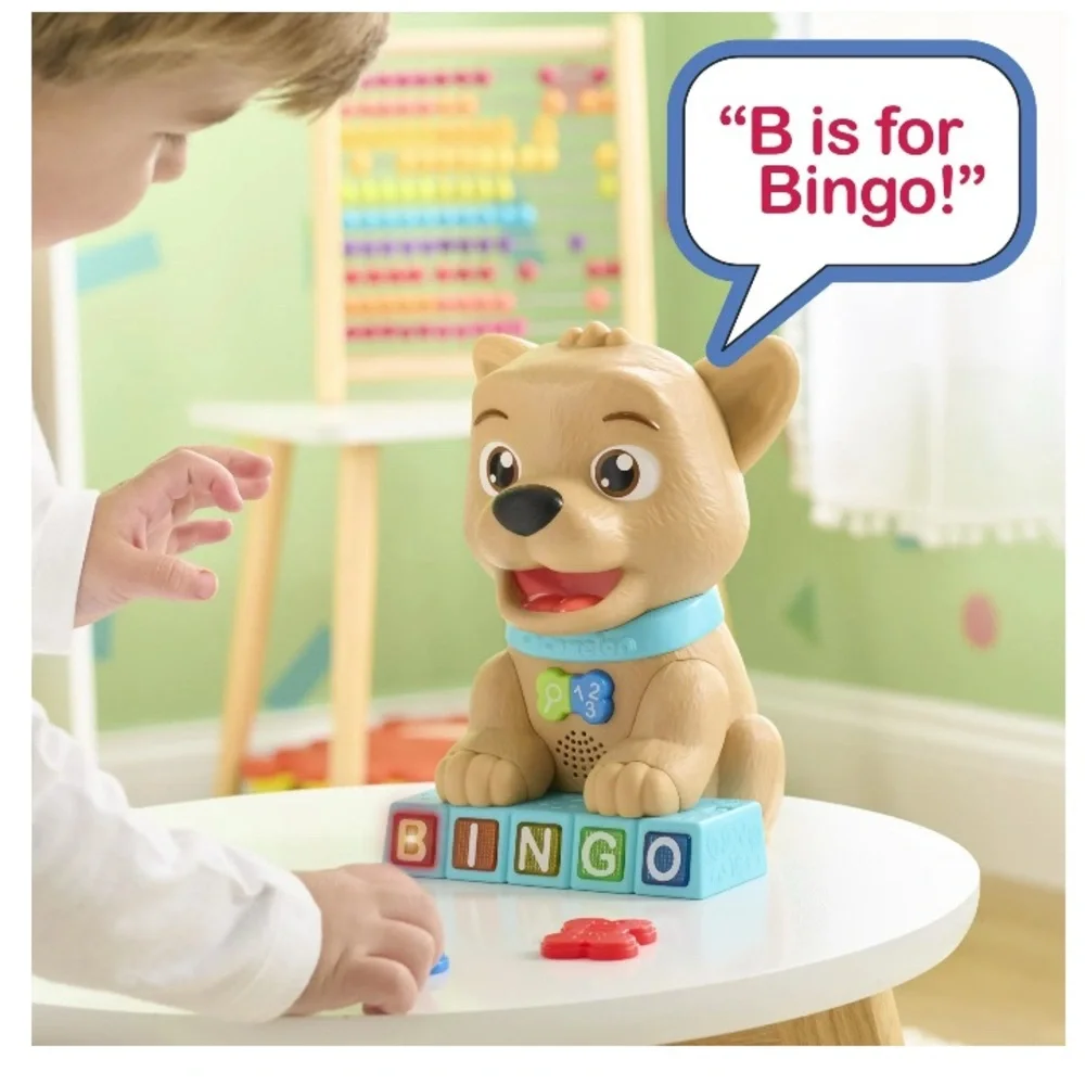 CoComelon Learning Bingo Toy - Tan and Blue😇